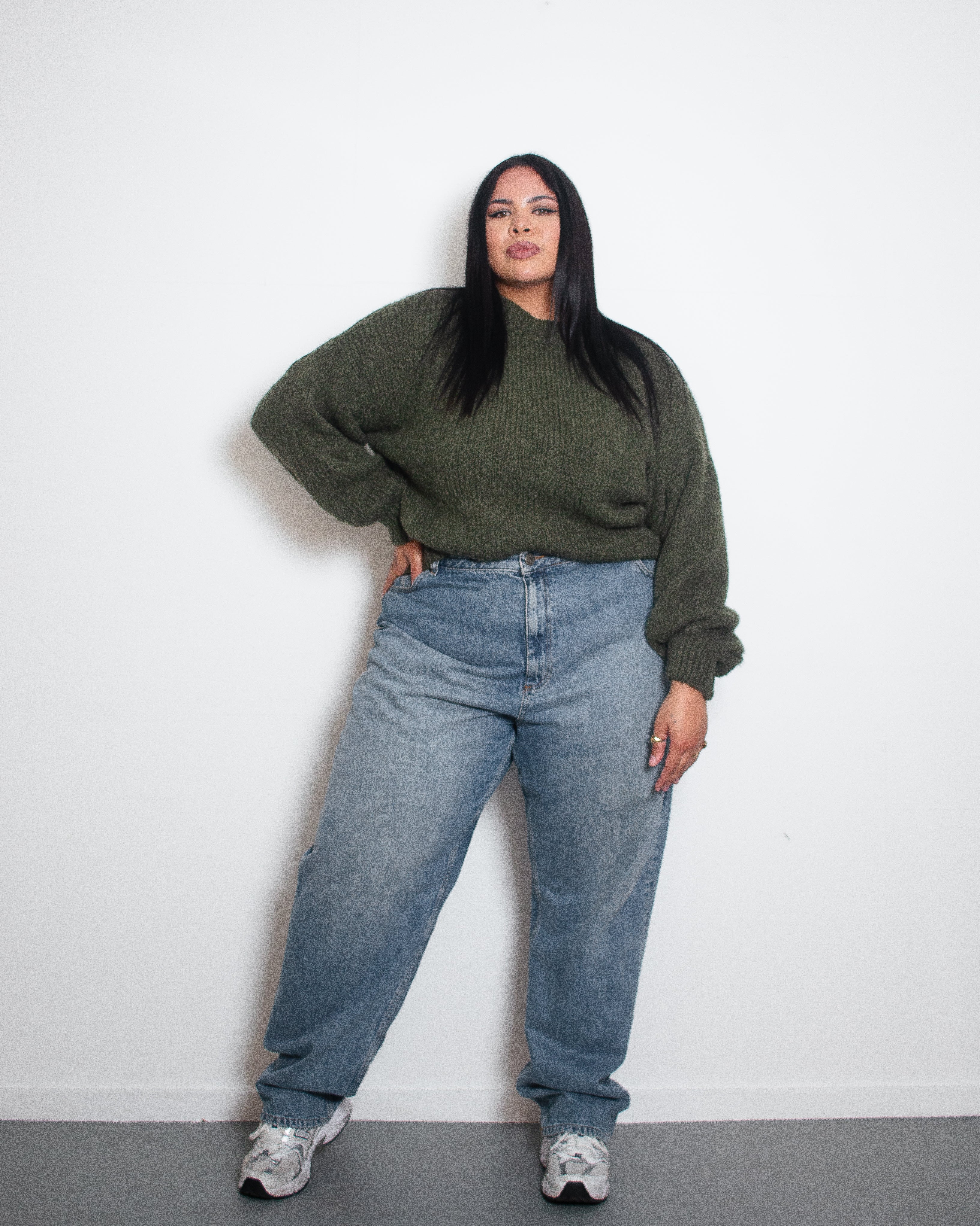 KONETO Sweater OLIVE