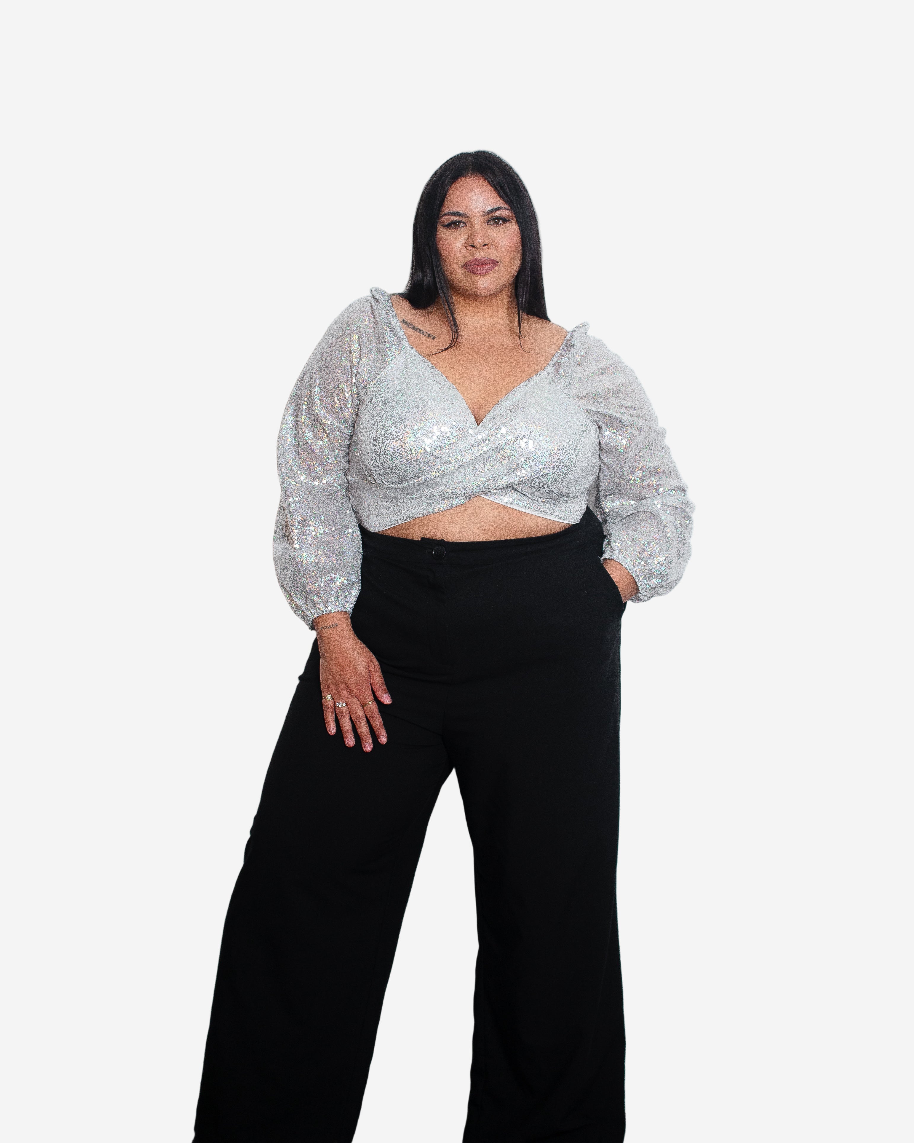 RYOTO Top LIGHT SILVER