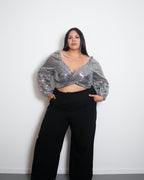 RYOTO Top DARK SILVER