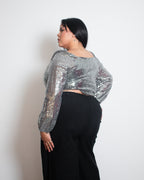 RYOTO Top DARK SILVER