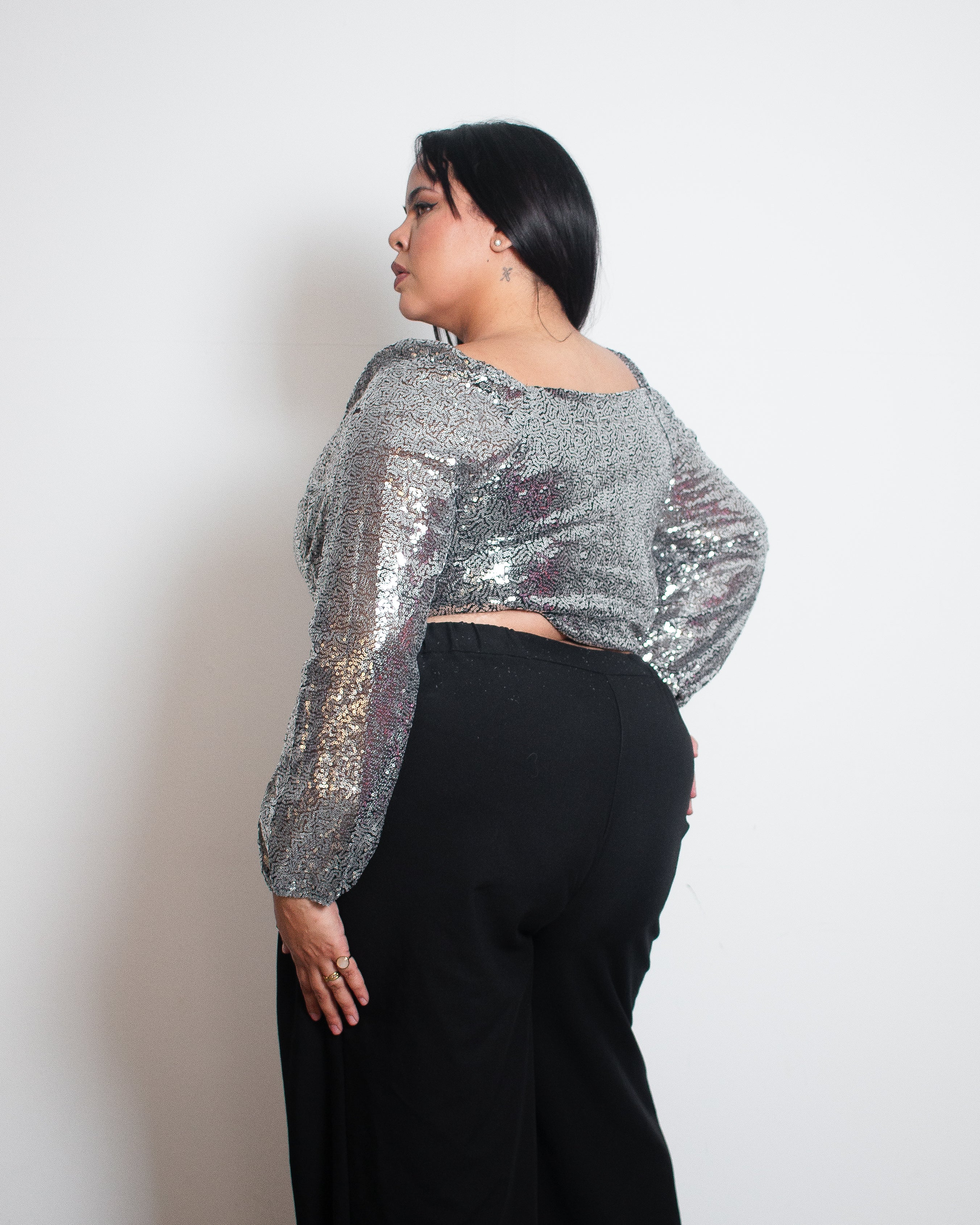 RYOTO Top DARK SILVER