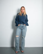 KONETO Sweater DENIM BLUE