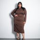 REIYA Dress BROWN