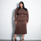 REIYA Dress BROWN