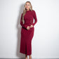 NAGAO Dress BURGUNDY