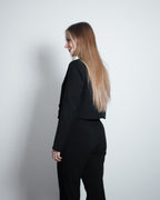 HARUKI Cropped Blazer BLACK