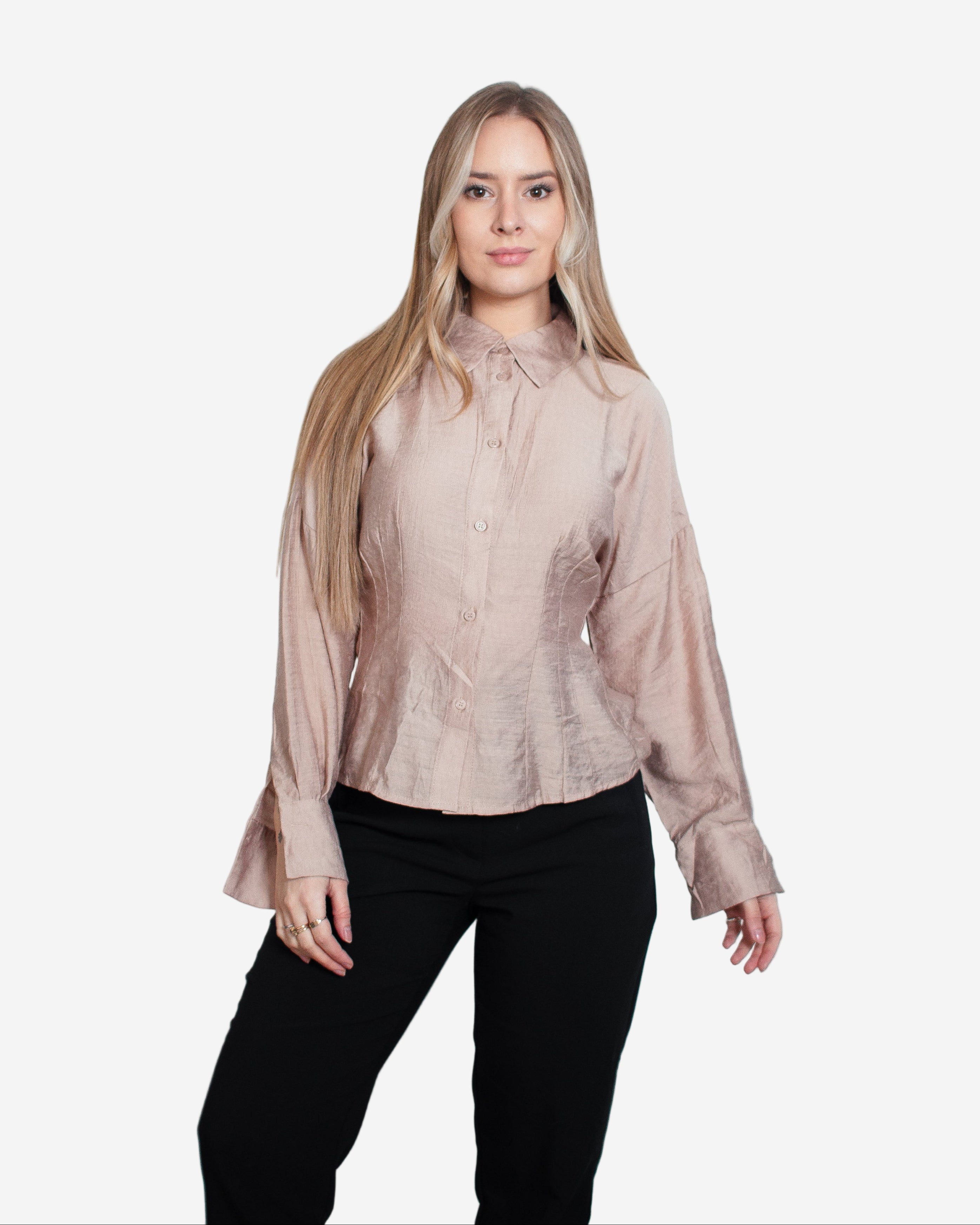 BEYI Blouse TAUPE