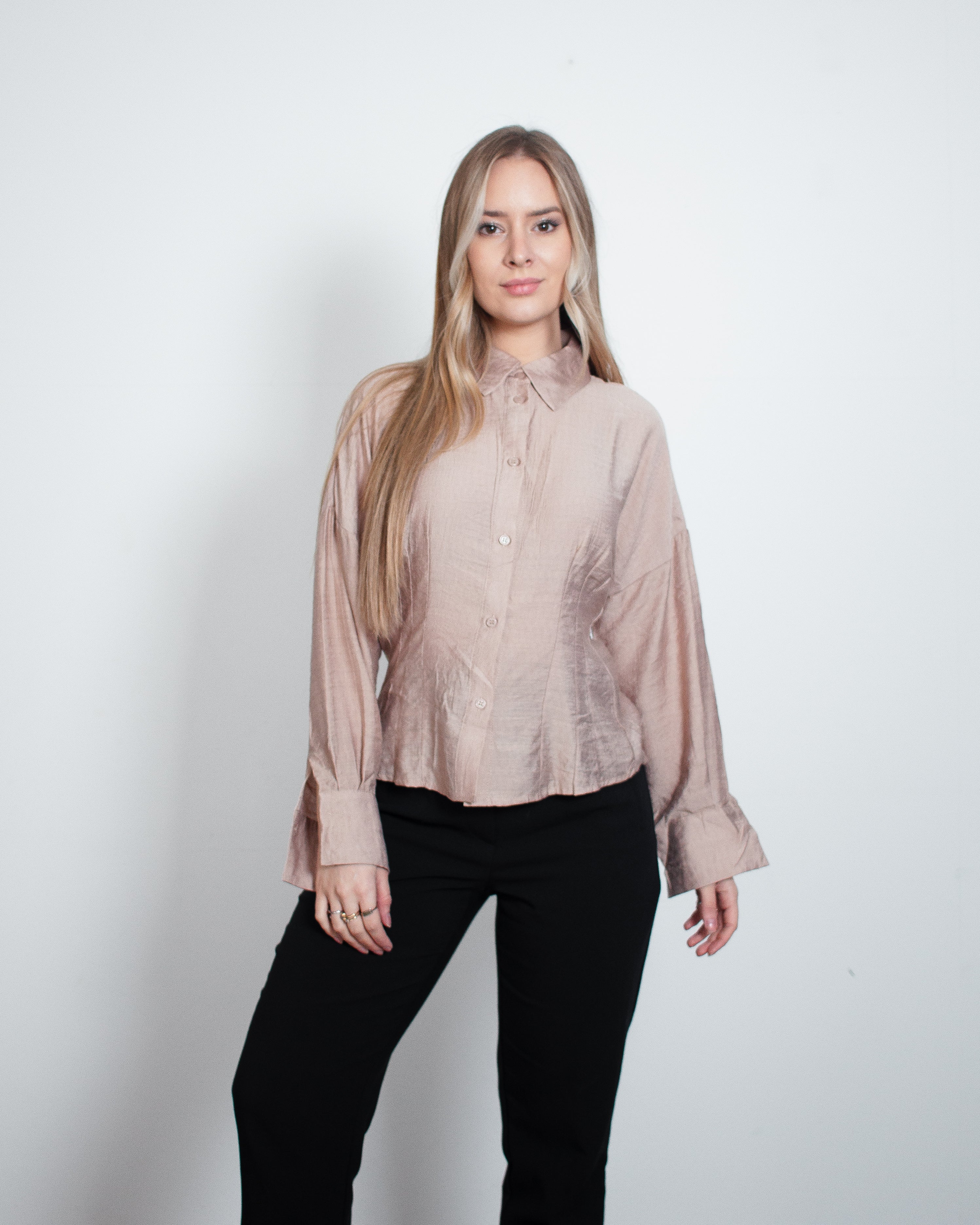 BEYI Blouse TAUPE