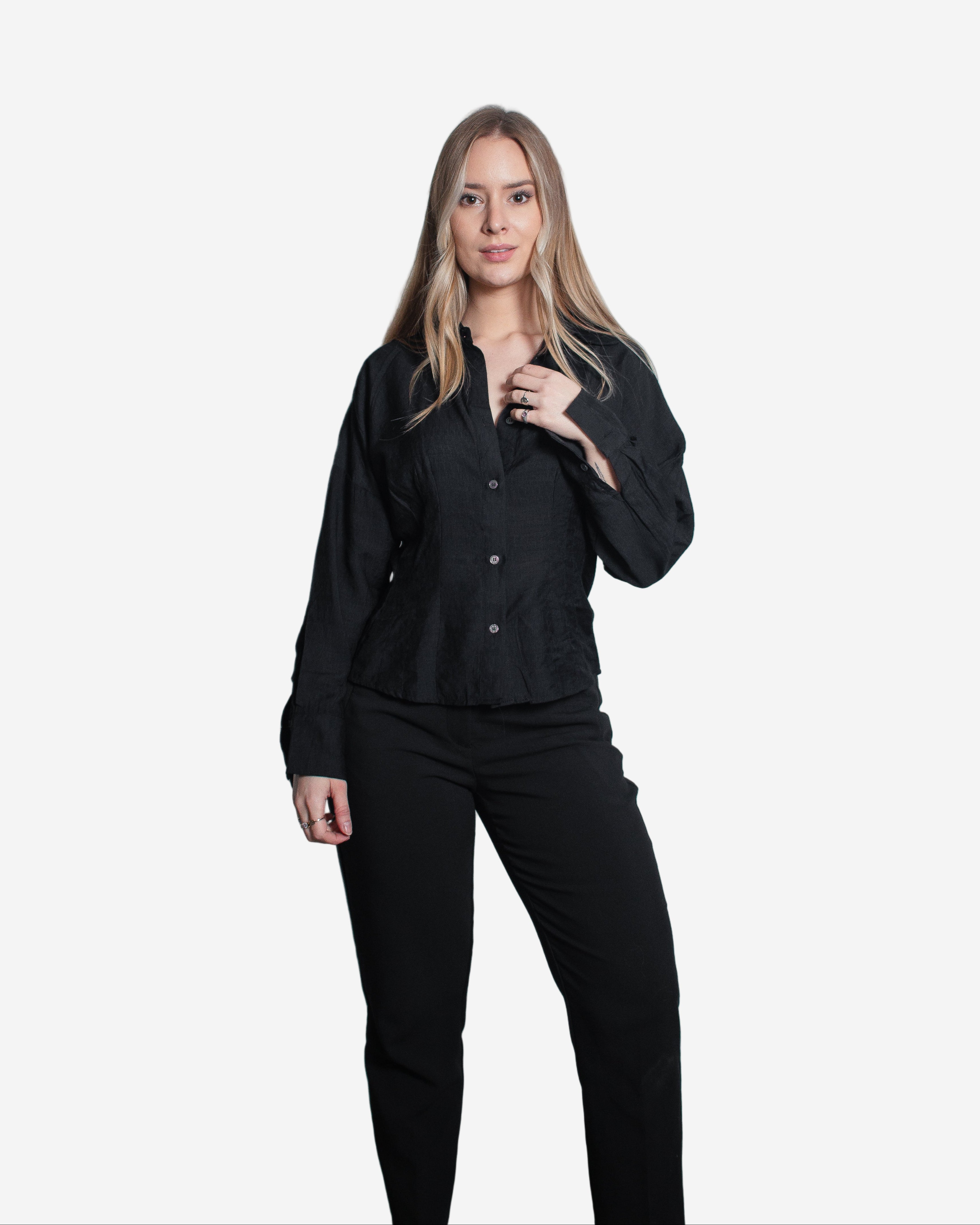 BEYI Blouse BLACK