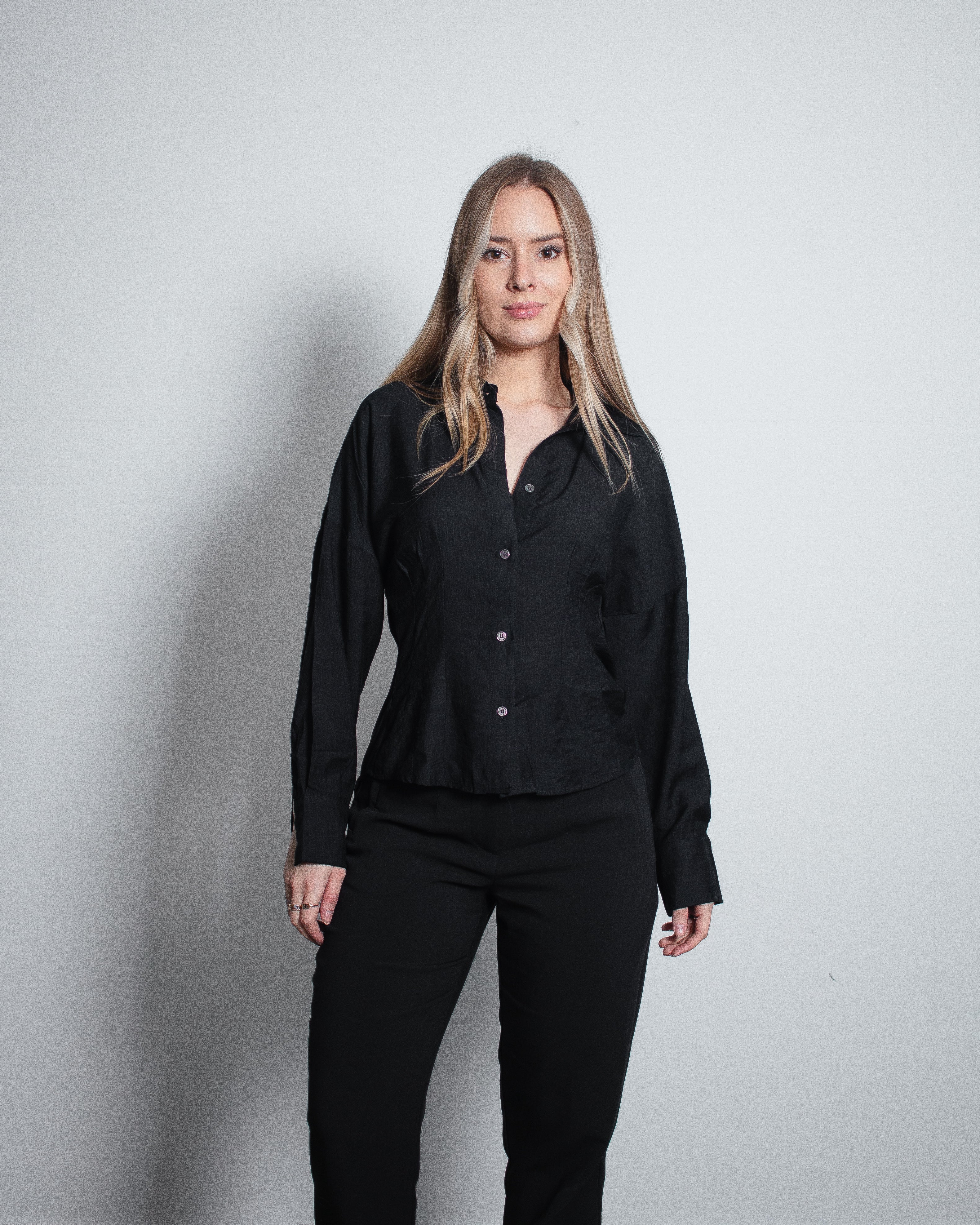 BEYI Blouse BLACK