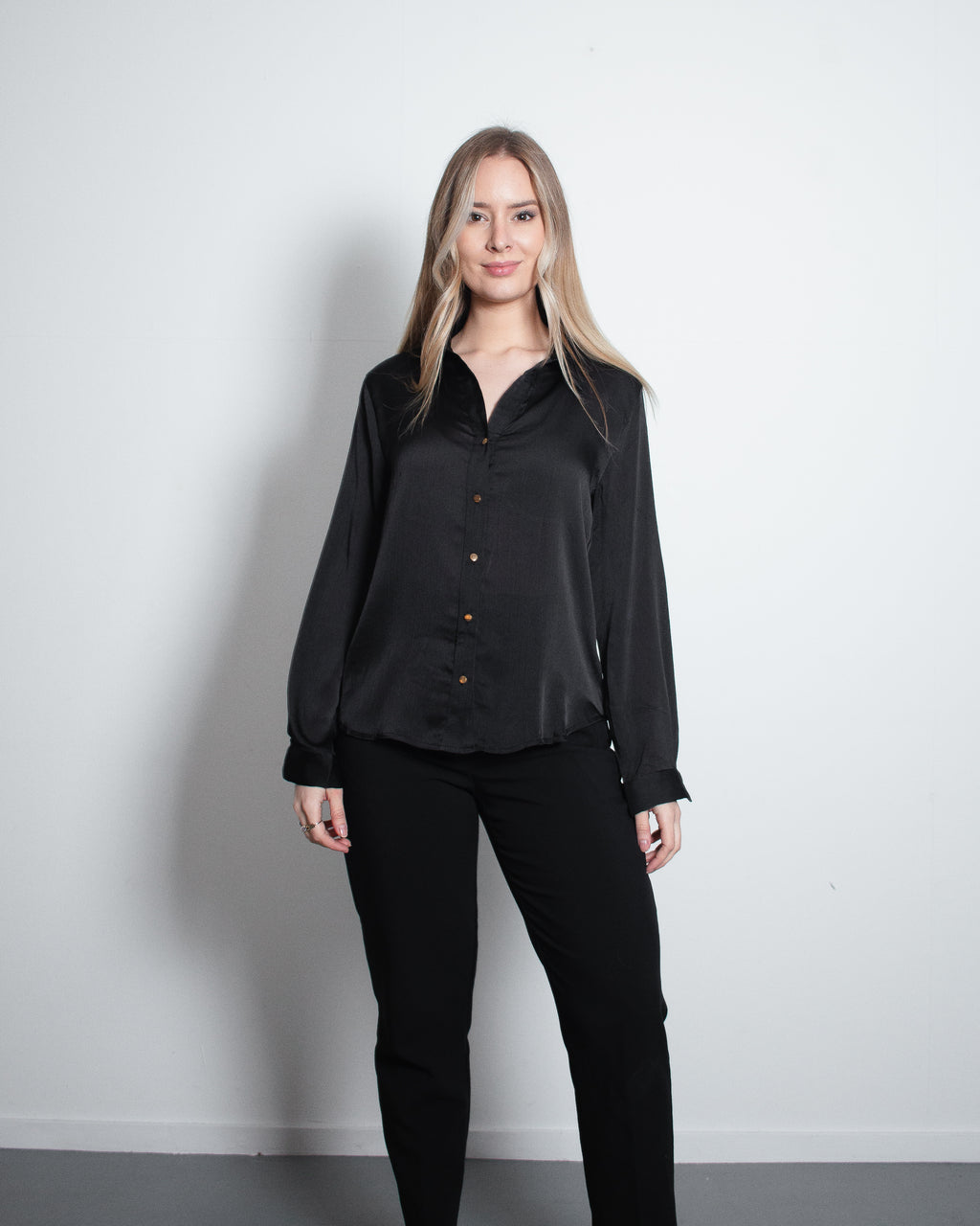 KAZE Blouse ZWART