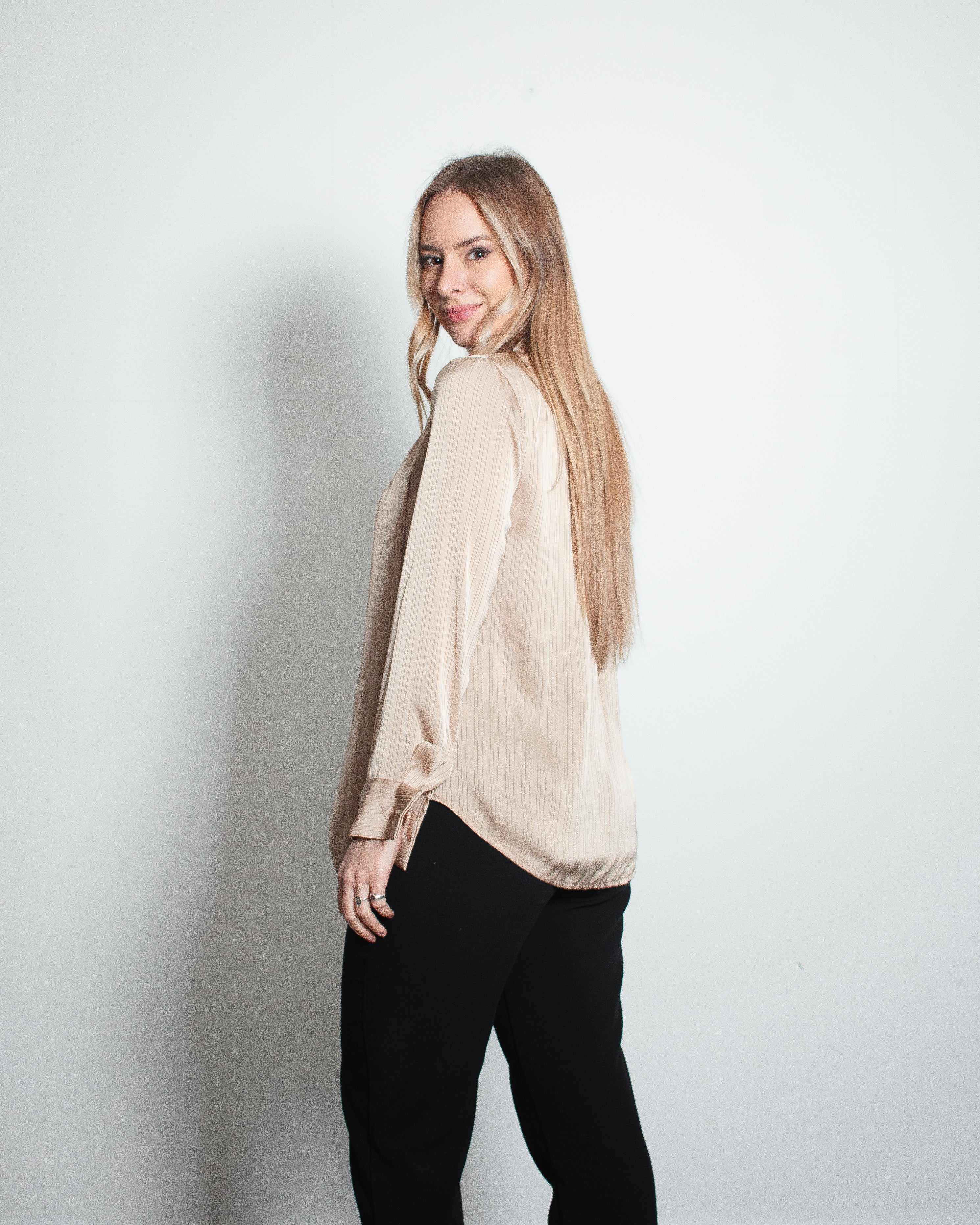 ASAMI Blouse BEIGE