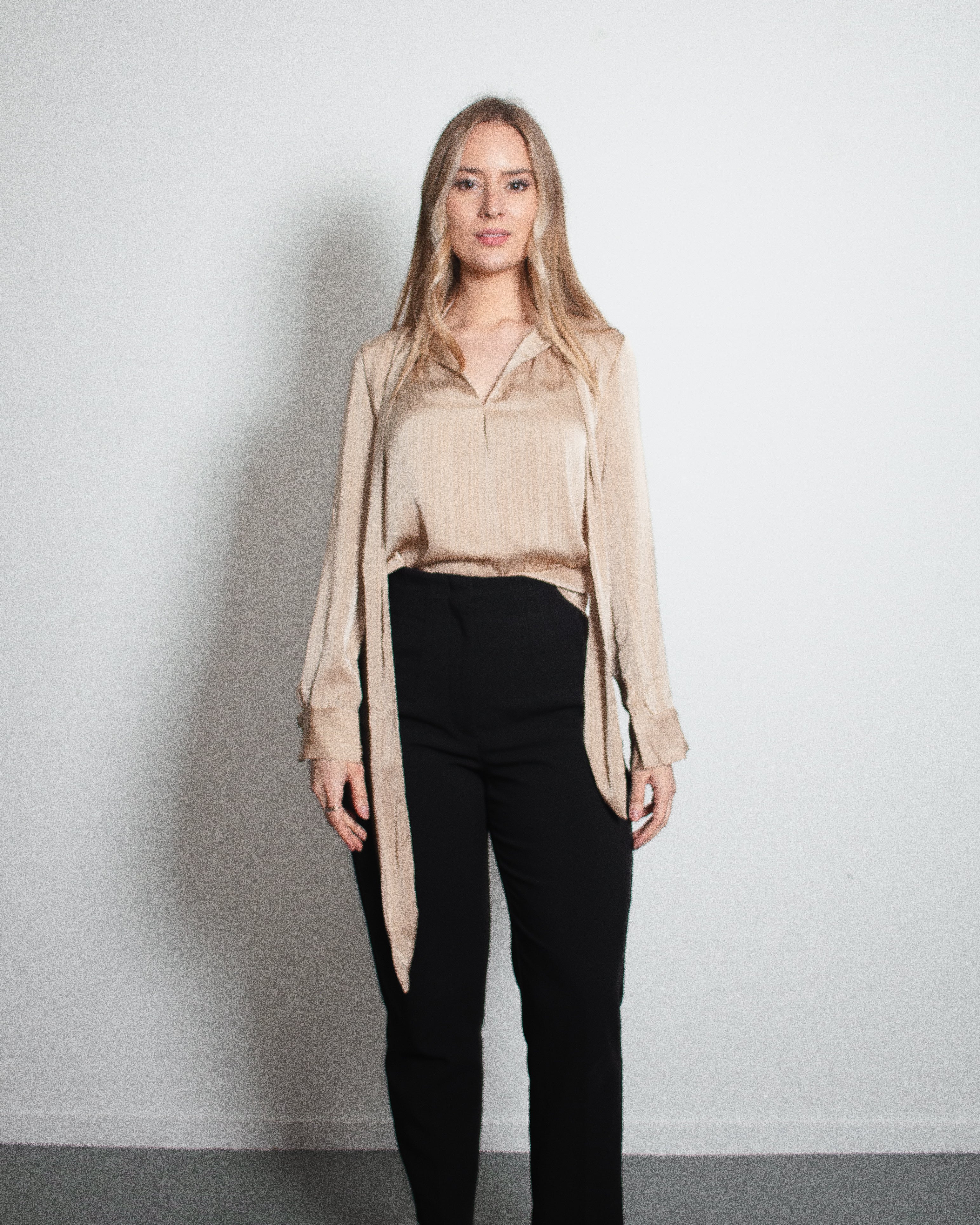 ASAMI Blouse BEIGE