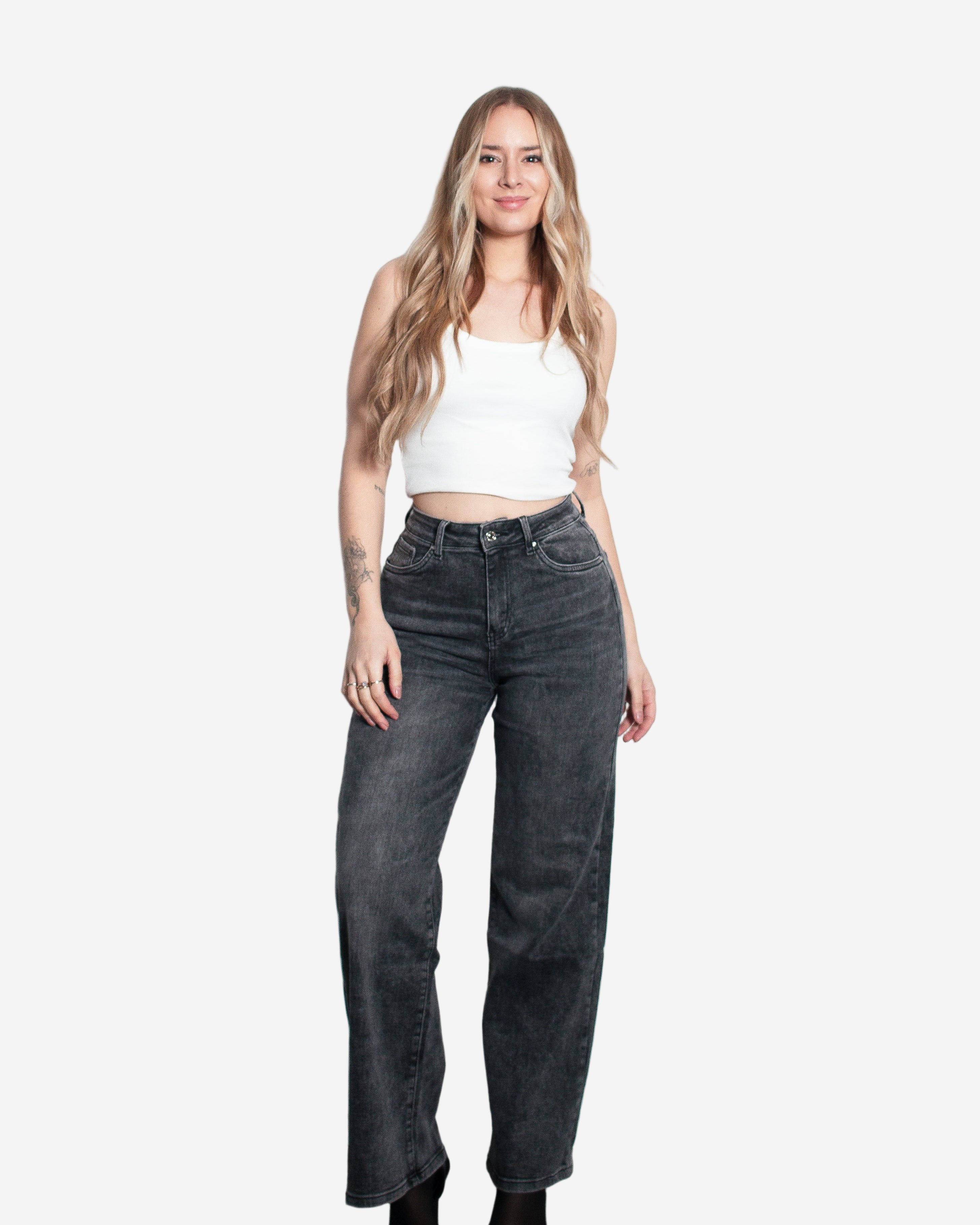 SHINZO Wide Leg Jeans - INSEAM 78CM