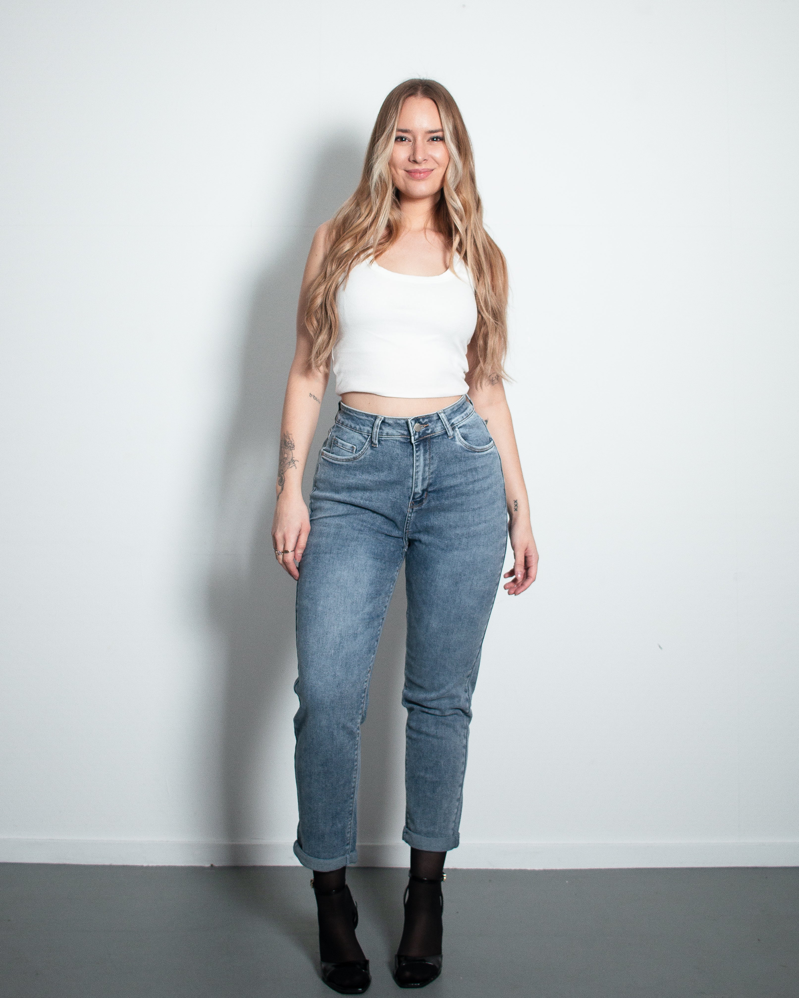 RIBU Ultra High Waist Jeans - IL 71CM