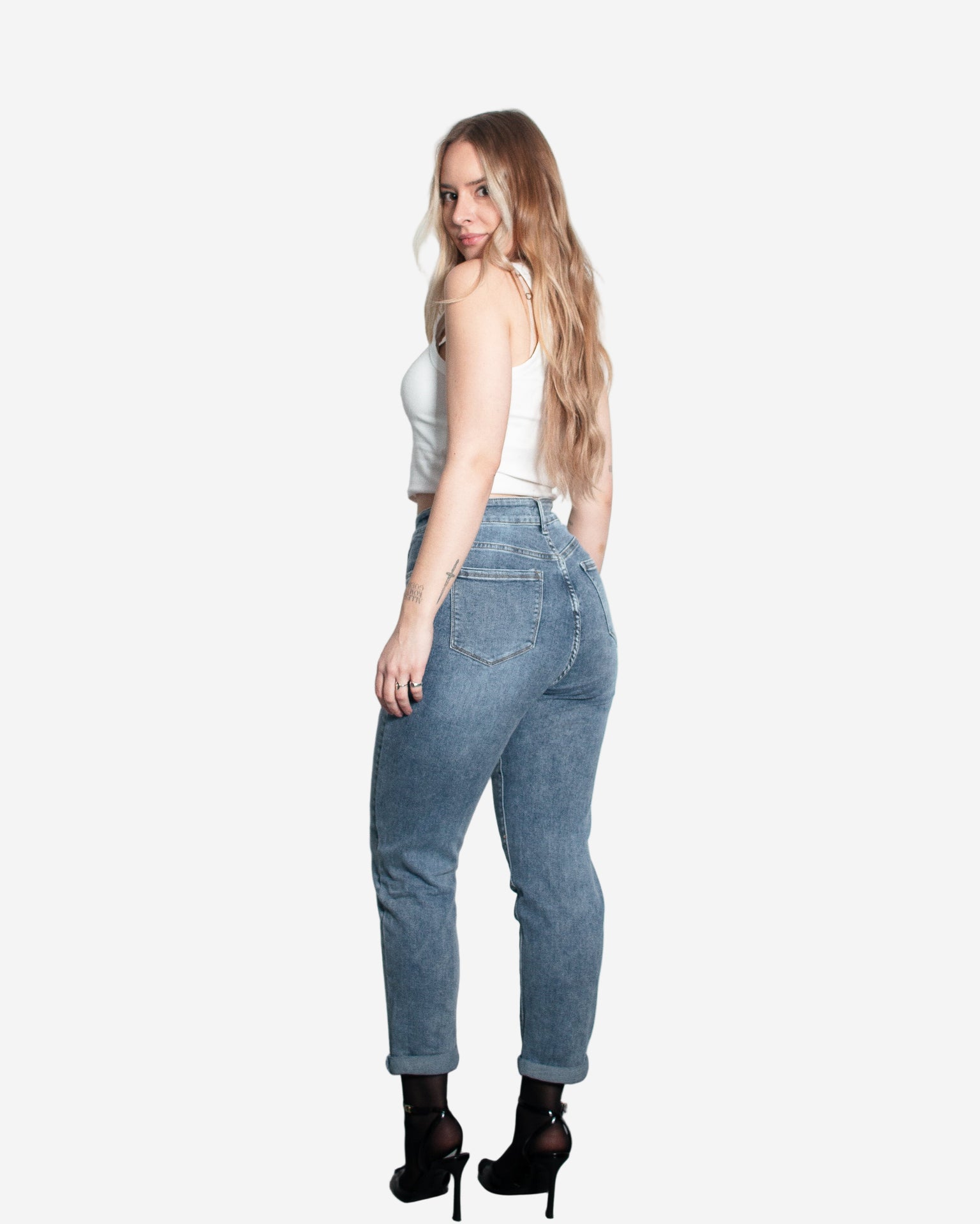RIBU Ultra High Waist STRETCHY Jeans - IL 71CM | SEISHIKI STUDIO