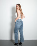 SENREN Stretchy Back Wide Leg Jeans