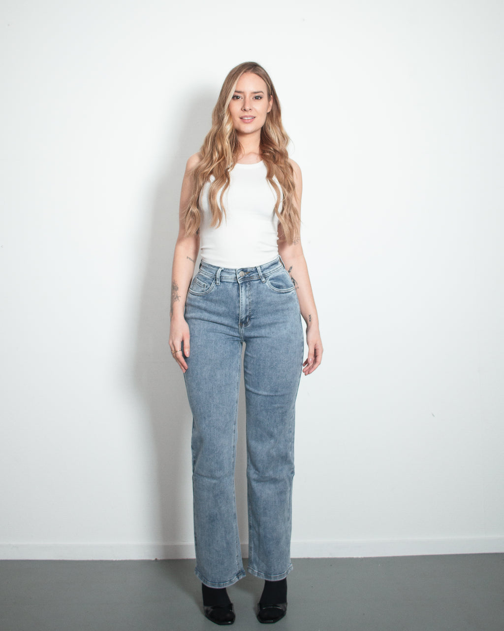 JOMEI Straight Leg Jeans - IL 78CM