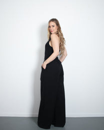 SOTO STRETCHY WAIST Jumpsuit BLACK | SEISHIKI STUDIO