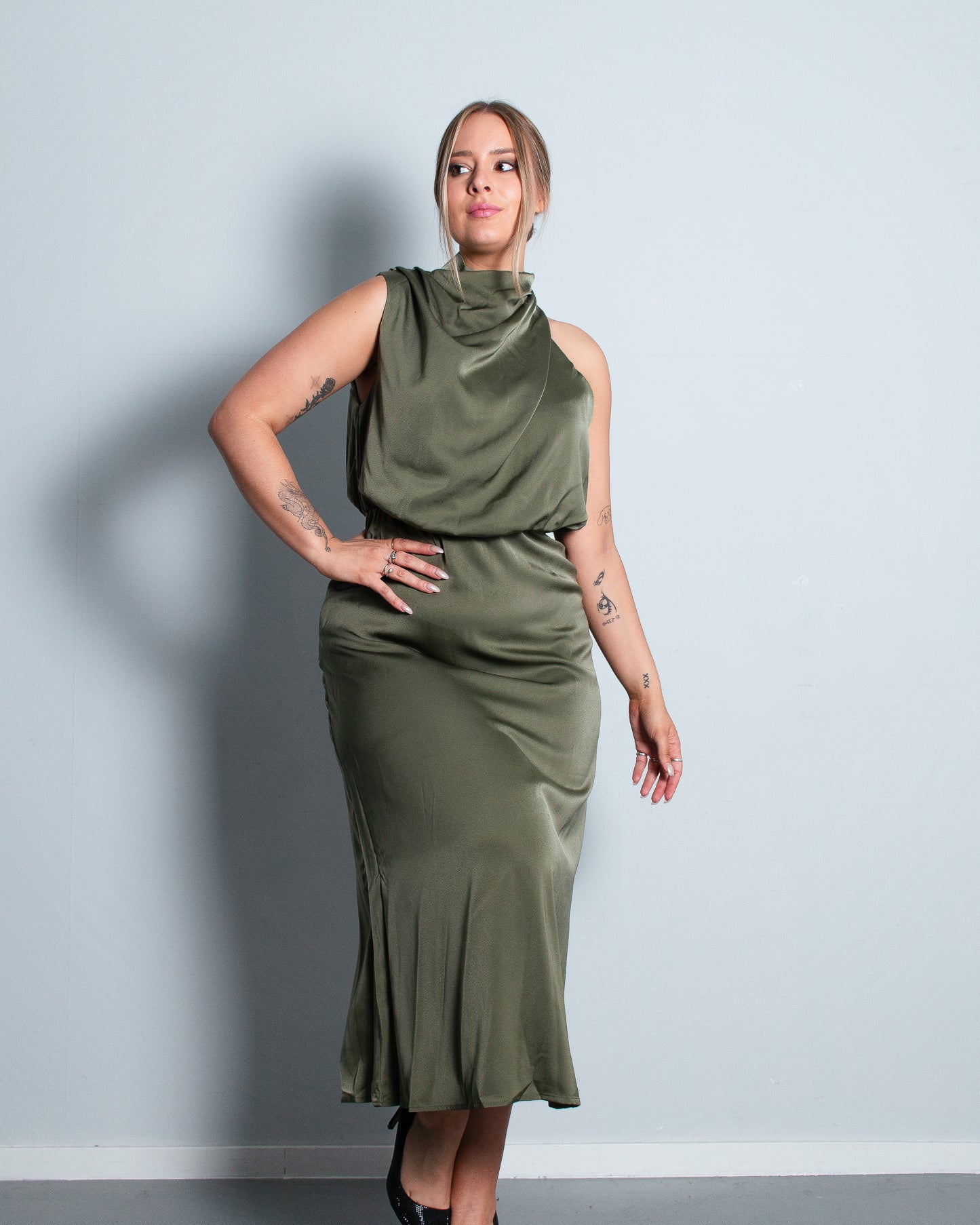 JUNA Dress OLIVE