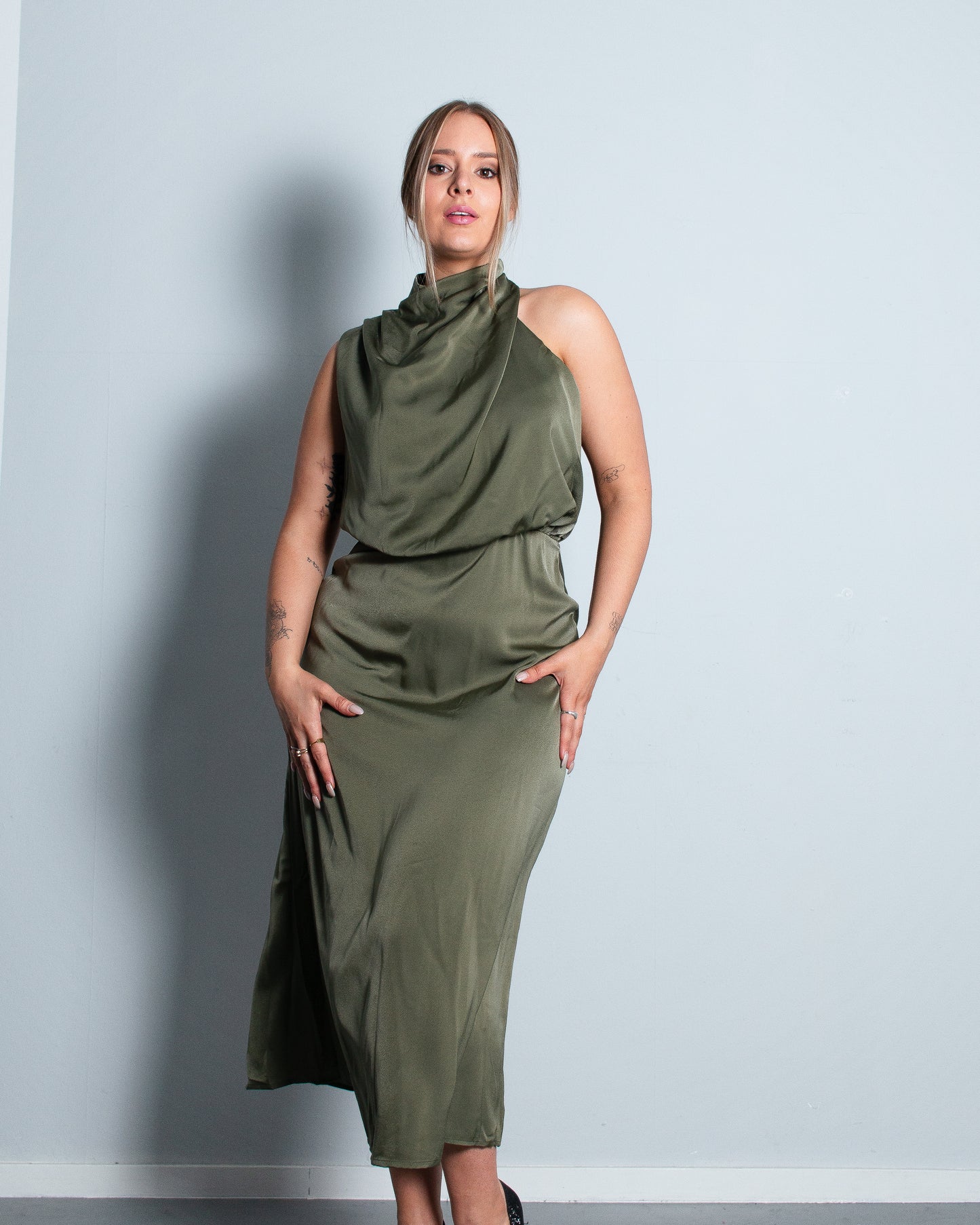 JUNA Dress OLIVE