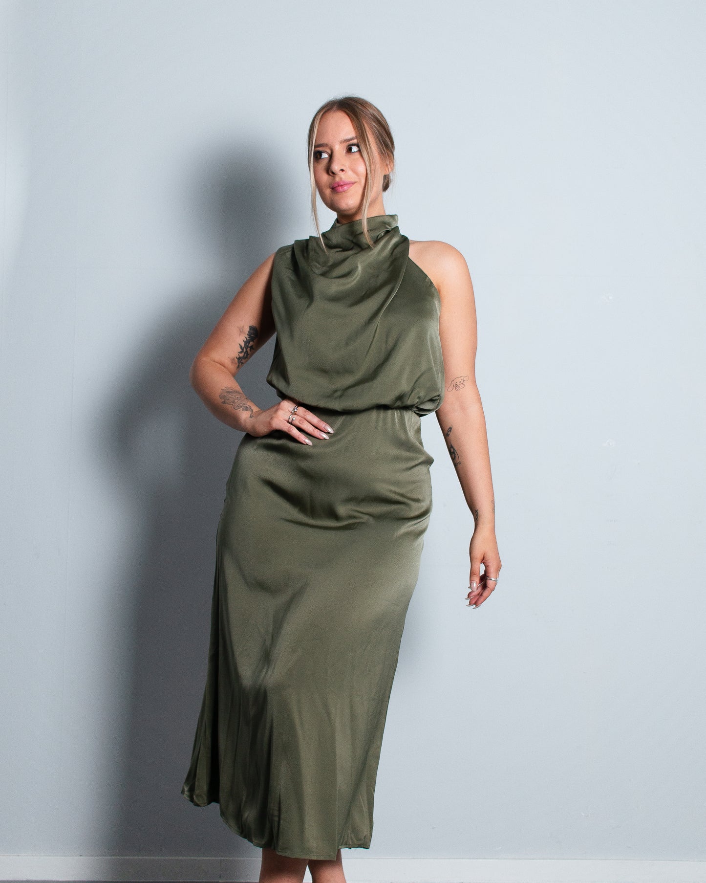 JUNA Dress OLIVE