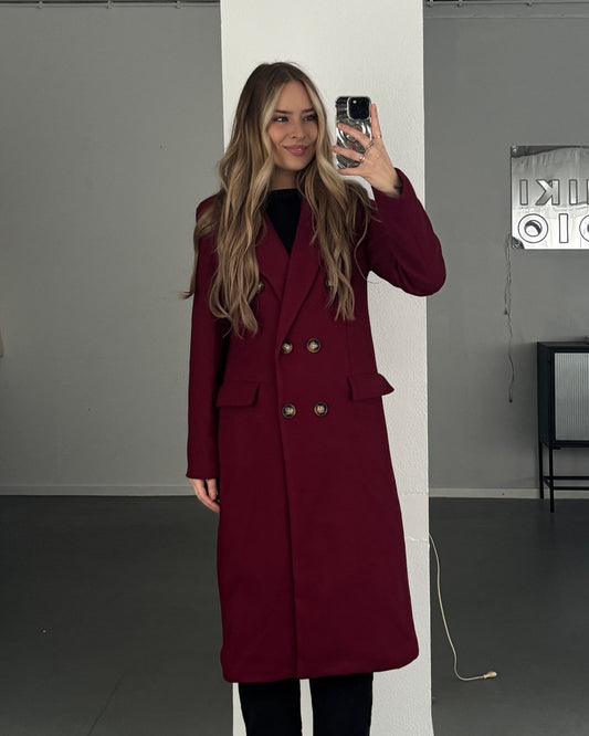 YUI Coat BURGUNDY