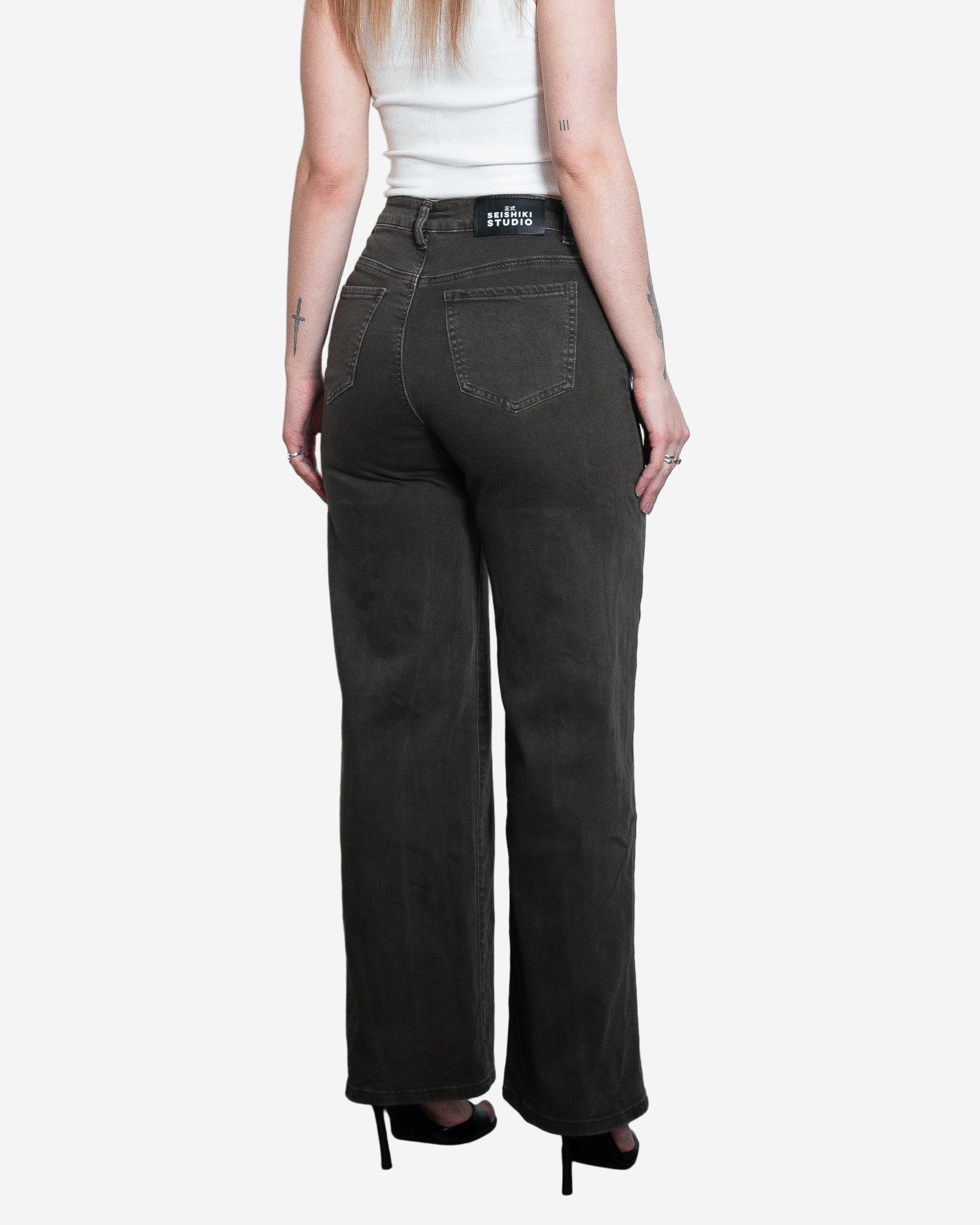 CHIMON Jeans OLIVE - INSEAM 78CM