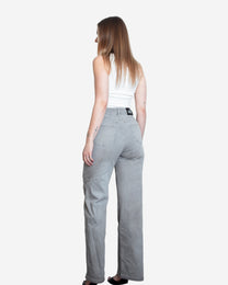 002 - THE BAGGY STRAIGHT LEG STRETCHY Jeans LIGHT GREY - INSEAM 78CM | SEISHIKI STUDIO