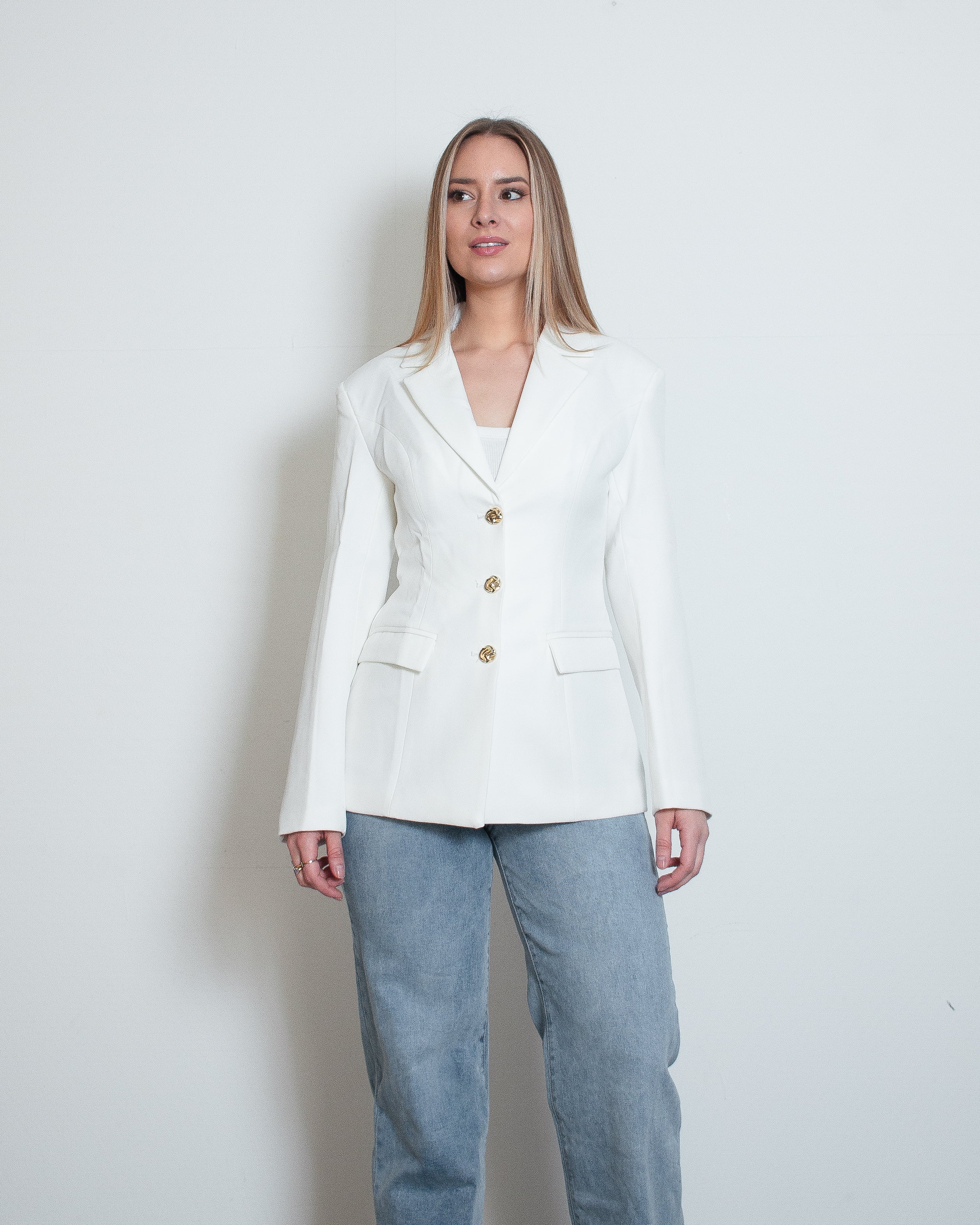 NORIKO Blazer WHITE