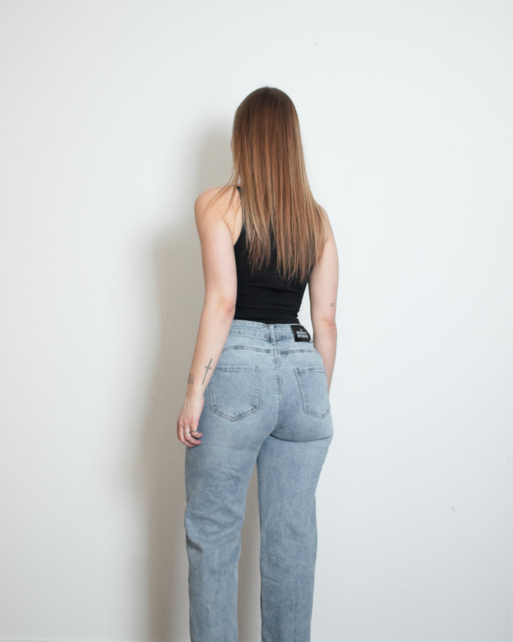 GINA Top ZWART