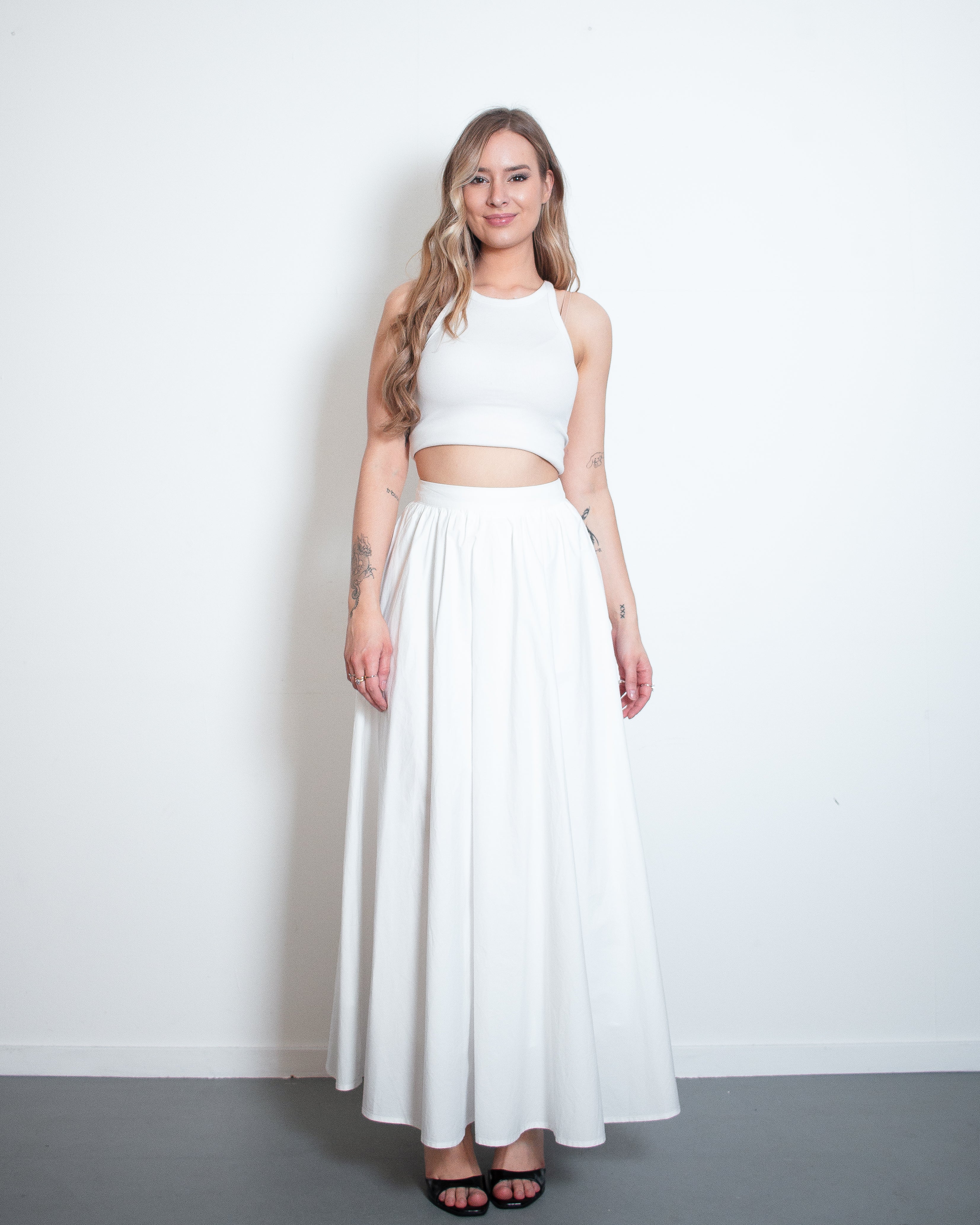 HISATO Skirt WHITE