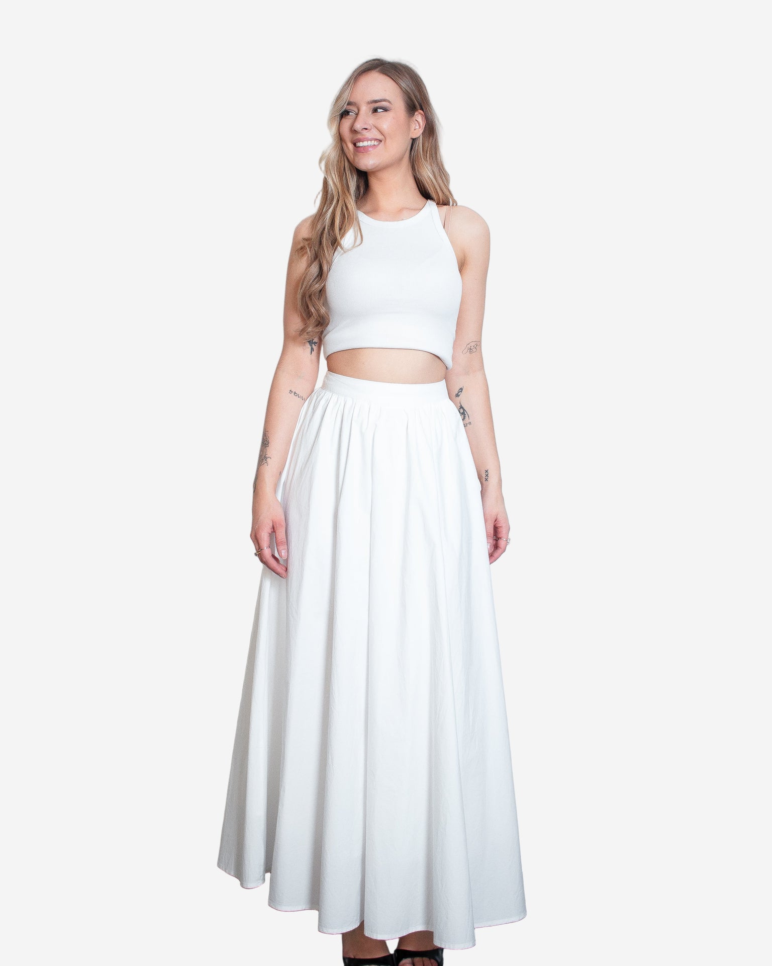 HISATO Skirt WHITE | SEISHIKI STUDIO