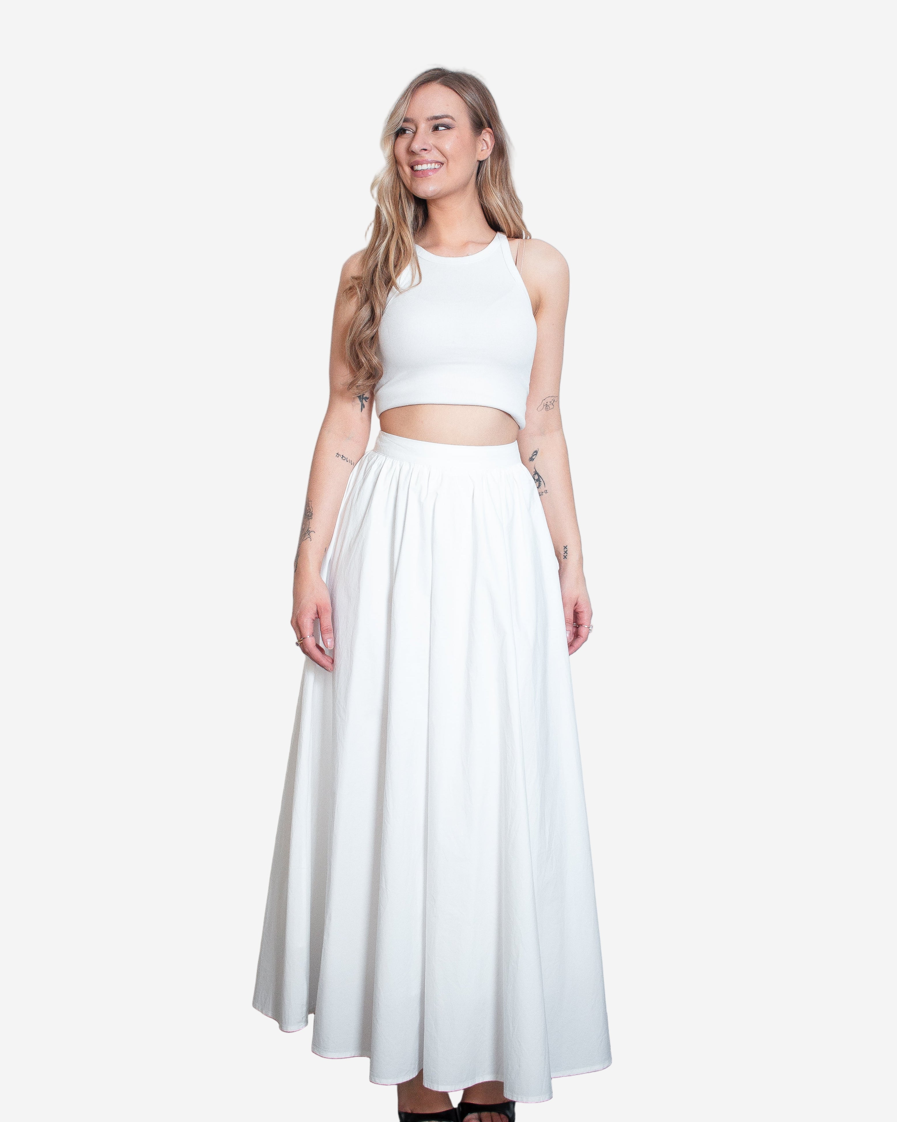 HISATO Skirt WHITE