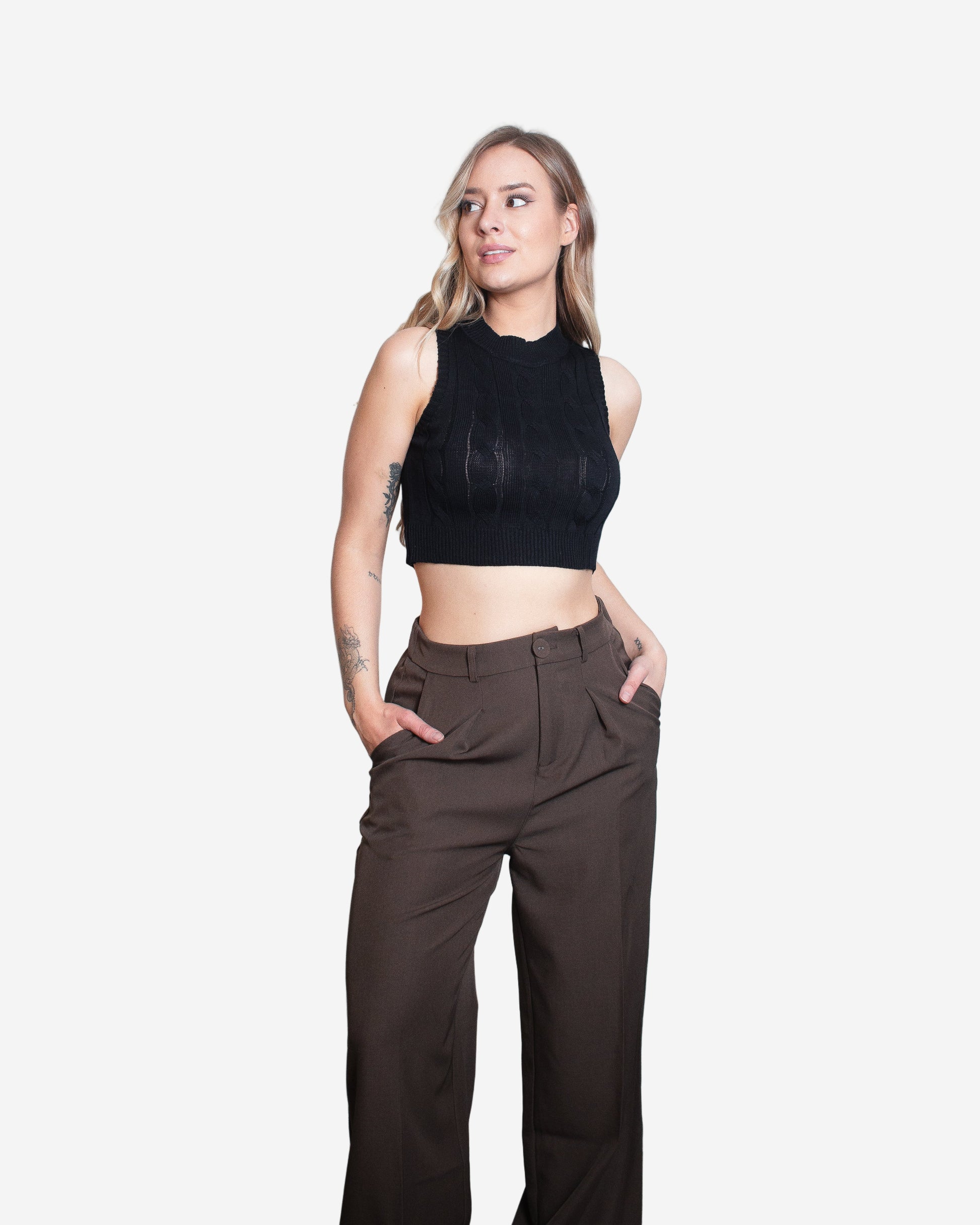 KAGO Top ZWART