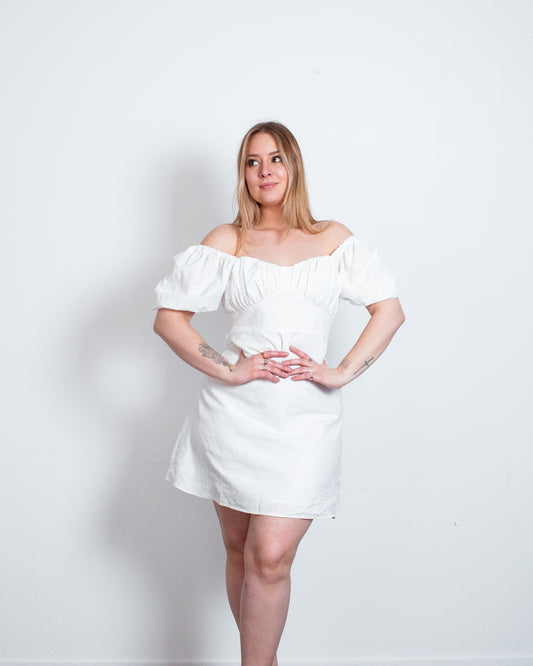 HIZA Dress WHITE