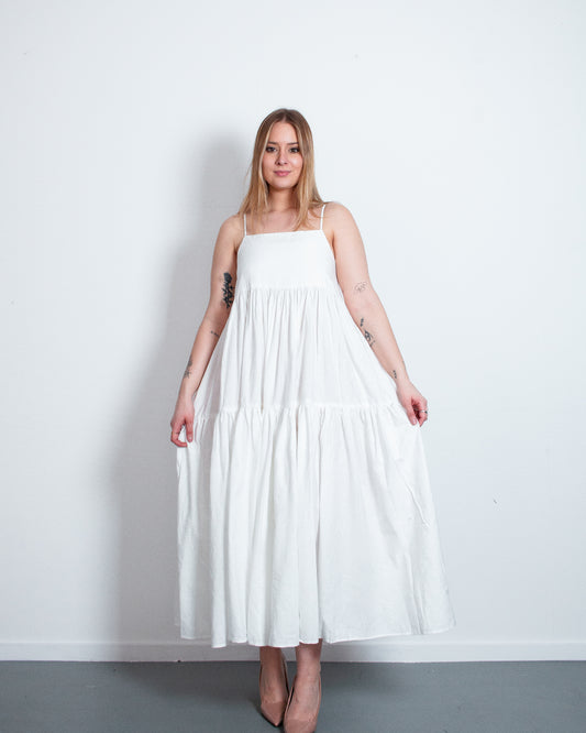 NAGARE Dress WHITE