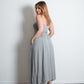 SUTORETCHI STRAPLESS Dress GREY