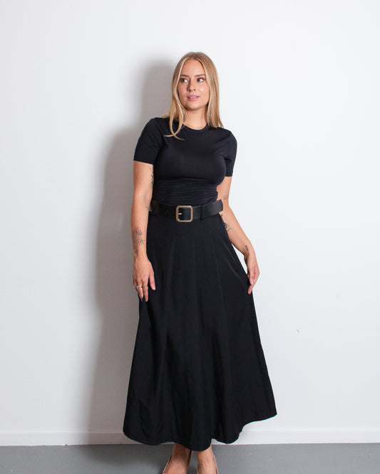 ASAHISE Skirt BLACK