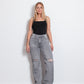 KOHEI Wide Leg Jeans GREY