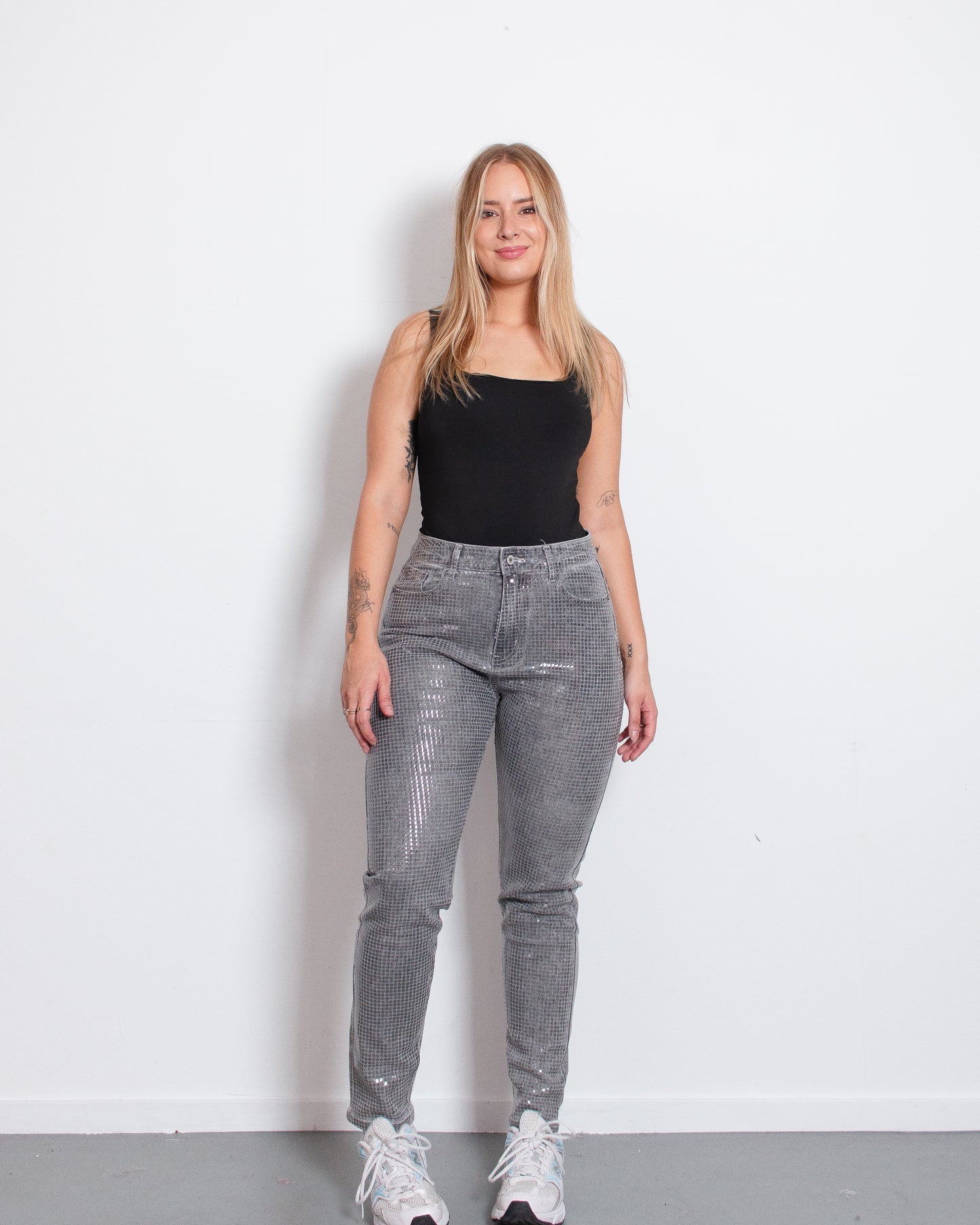 NORIO Sparkly Jeans GREY