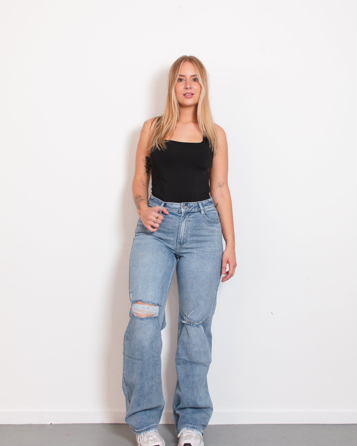 KOHEI Wide Leg Jeans