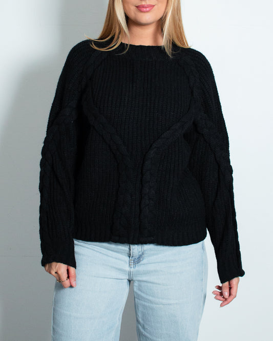 KOZAKURA Sweater BLACK