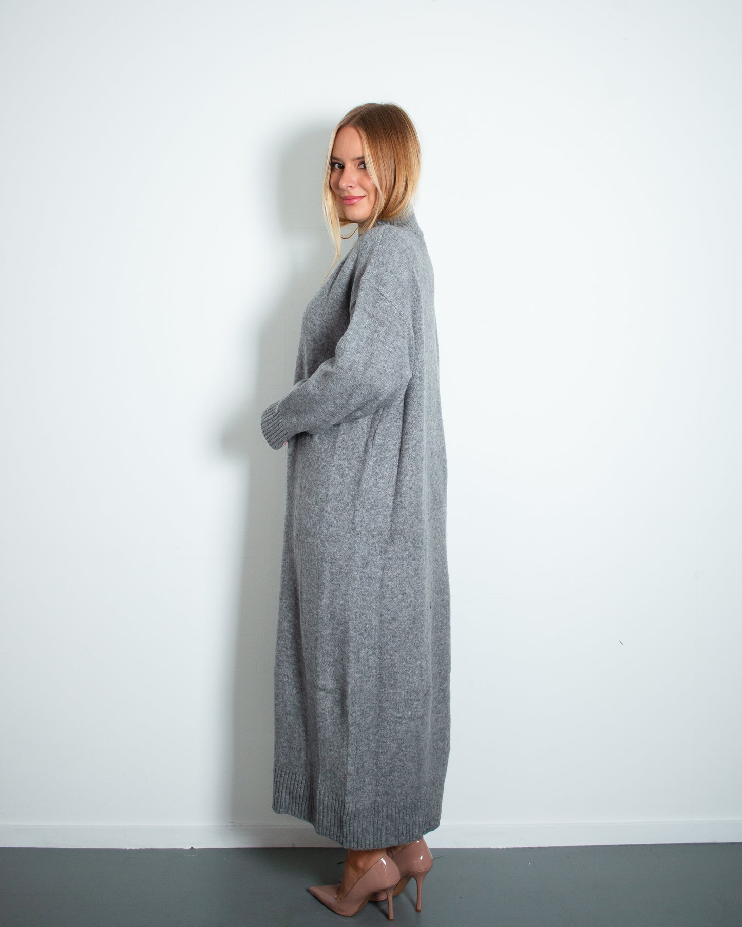 HATSU Sweaterdress GREY