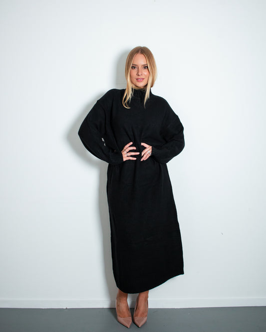 HATSU Sweaterdress BLACK