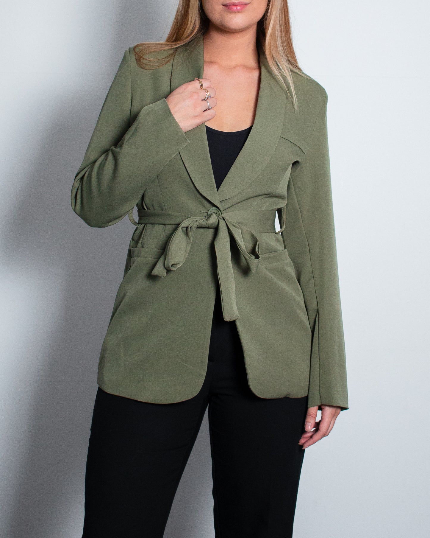 HITOSHI Blazer OLIVE