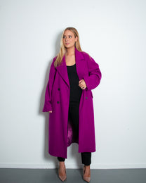 ICHI Coat PLUM