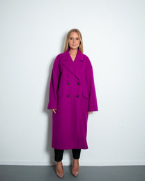 ICHI Coat PLUM