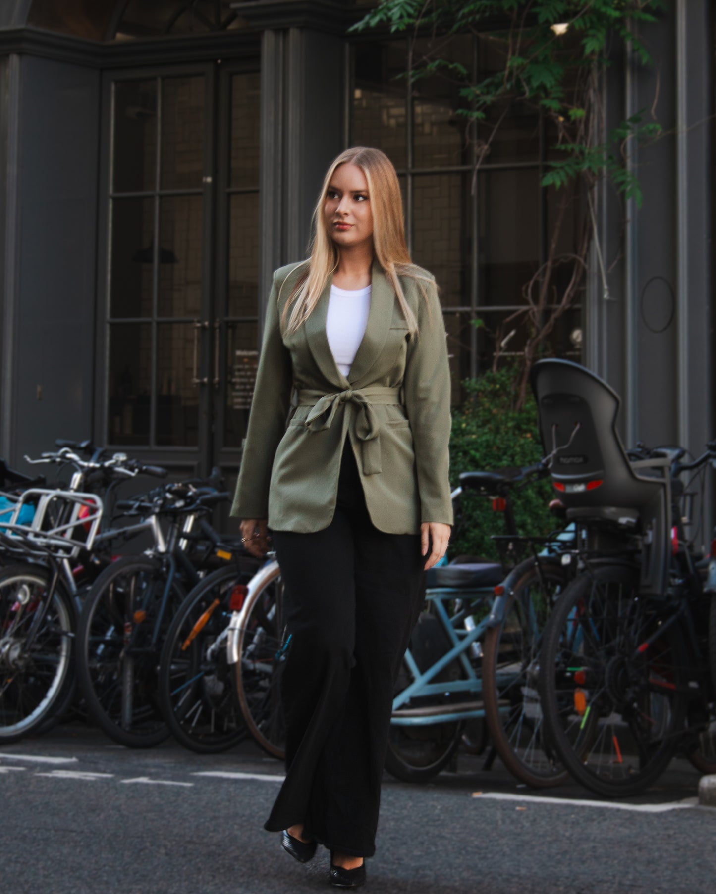 HITOSHI Blazer OLIVE