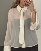 JIMU Blouse WHITE